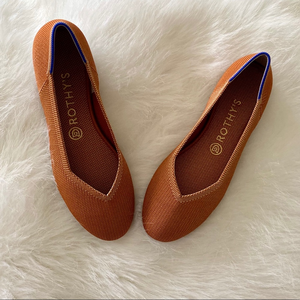 Rothy’s The Flat Fawn Size 8.5 NEW